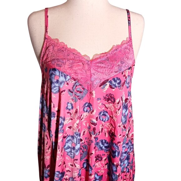 NEW Intimately FP First Date Print Sleeveless‎ Maxi Dress in Sweet Pink Combo, M - Picture 10 of 16